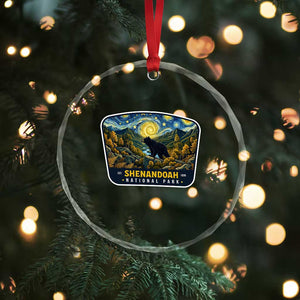 Shenandoah National Park Crystal Glass Ornament Starry Night Virginia Bear Mountain TS14 Print Your Wear