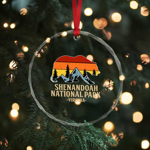 Shenandoah National Park Crystal Glass Ornament Vintage Virginia Mountains Bear TS14 Print Your Wear