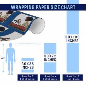 Shirley Chisholm Feminist Empowerment Wrapping Paper Roll Unbought And Unbossed TS12 Print Your Wear