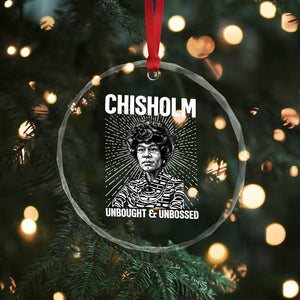 Shirley Chisholm Unbought And Unbossed Feminist Crystal Glass Ornament TS12 Print Your Wear