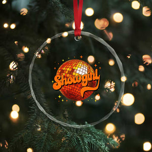 Showgirl Crystal Glass Ornament Orange Show Girl Concert Country Music Fan Gift TS10 Print Your Wear