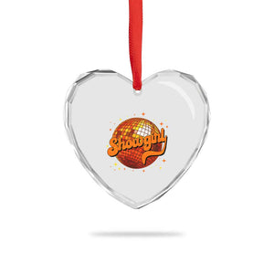 Showgirl Heart Crystal Glass Ornament Orange Show Girl Concert Country Music Fan Gift TS10 Print Your Wear