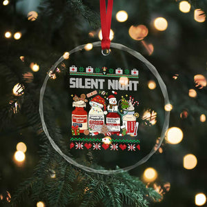 Silent Night Christmas Crystal Glass Ornament Funny ICU Nurse Xmas TS14 Print Your Wear