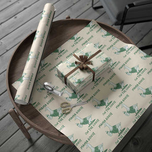 Silly Goose Mom Wrapping Paper Roll New Mom Pregnancy Announcement Mothers Day TS10 Beige Print Your Wear