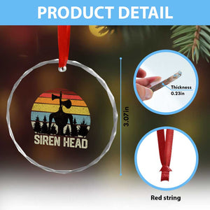 Siren Head Crystal Glass Ornament Retro American Cryptid TS10 Print Your Wear
