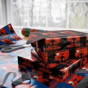 Siren Head Wrapping Paper Roll American Cryptid Lovers Boy TS10 Black Print Your Wear