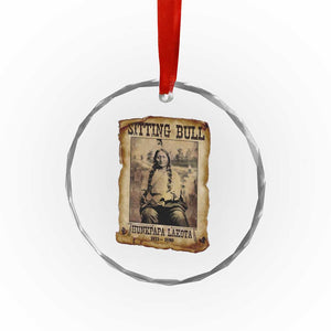 Sitting Bull Crystal Glass Ornament Native American Indian Chief Hunkpapa Lakota Sioux TS10 Print Your Wear