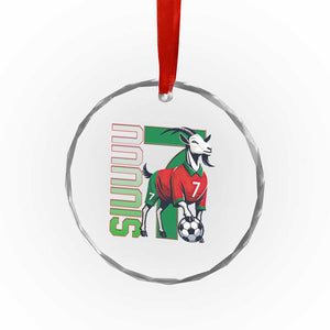 Siuuuu Game Day Soccer Celebration Crystal Glass Ornament Gift For Fans TS12 Print Your Wear