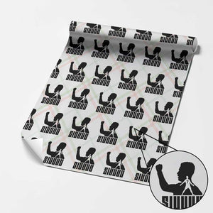 Siuuuu Number Seven Soccer Celebration Wrapping Paper Roll Funny Sport Lovers Gift TS12 Christmas Plaid Print Your Wear