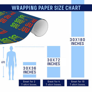 Siuuuu Soccer Celebration Wrapping Paper Roll Gift For Soccer Lovers TS12 Print Your Wear