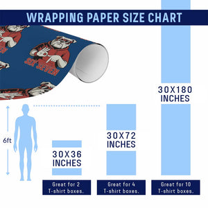 Six Seven Bulldog Meme Wrapping Paper Roll Funny 67 Mascot Signs Internet Brainrot Lover TS02 Print Your Wear