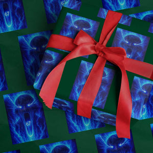 Six Seven Energy Overload Graphic Wrapping Paper Roll 67 Mason Kid Analog Horror Meme TS02 Green Print Your Wear
