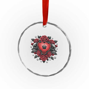 Skeleton Soccer Player Crystal Glass Ornament Valentine Day Gift TS12 Print Your Wear