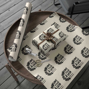 Skin Cancer Fighter Wrapping Paper Roll Save Your Skin TS12 Beige Print Your Wear