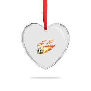 Skull Meteorite Heart Crystal Glass Ornament Deep Space Asteroid Meteor Shower