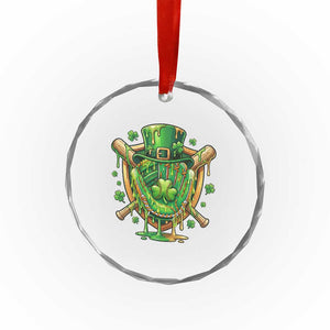 Slimy Shamrock Baseball Glove Crystal Glass Ornament St Patricks Day Gift TS12 Print Your Wear