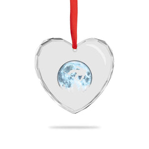 Snowboard Moon Snowboarding Winter Sports Heart Crystal Glass Ornament TS11 Print Your Wear