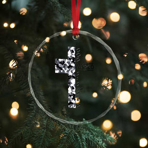 Son Of God Jesus Crystal Glass Ornament Camo Christ Cross Christian 9 John 3 16 TS10 Print Your Wear