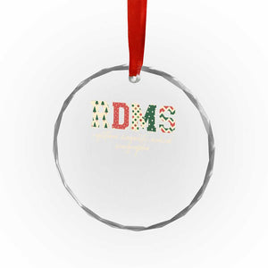 Sonographer Christmas Crystal Glass Ornament RDMS Ultrasound Tech Technologist Gift TS10 Print Your Wear