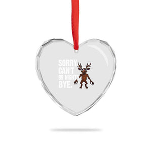 Sorry Cant 99 Nights Bye In The Forest Heart Crystal Glass Ornament Funny Gamer Gift TS10 Print Your Wear