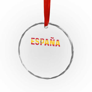 Spain Spanish Flag Espana Pride Crystal Glass Ornament TS14 Print Your Wear