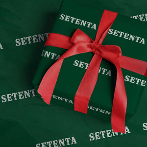 Spanish Mexican 70th Birthday Wrapping Paper Roll Setenta 40 Years Old Bday TS11 Green Print Your Wear
