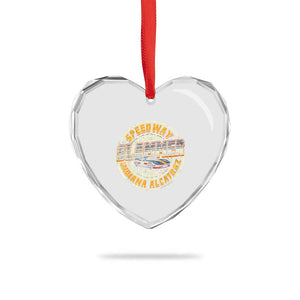 Speedway Slammer 2025 Heart Crystal Glass Ornament Indiana Alcatraz Retro Vintage Racing Graphic TS02 Print Your Wear