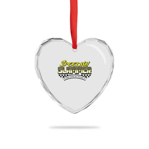 Speedway Slammer Indiana 2025 Heart Crystal Glass Ornament TS02 Print Your Wear