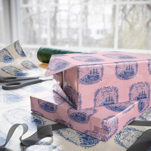 Spilling The Tea Since 1773 Boston Tea Party Wrapping Paper Roll Funny Historical Toile Graphic American History Humor