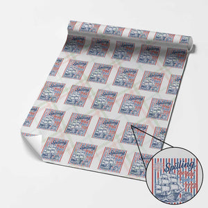 Spilling The Tea Since 1773 Wrapping Paper Roll Boston Tea Party USA History Humor