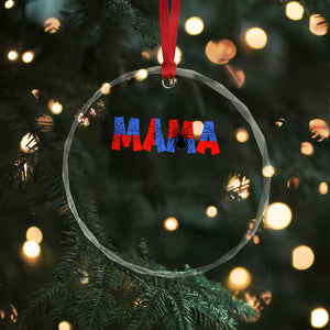 Spooky Mama Spider Web Crystal Glass Ornament Cute Halloween Mom Gift
