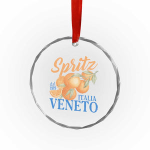 Spritz Italia Veneto Dal 1919 Crystal Glass Ornament Vintage Aperitivo Orange Italian Cocktail TS02 Print Your Wear