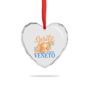 Spritz Italia Veneto Dal 1919 Heart Crystal Glass Ornament Vintage Aperitivo Orange Italian Cocktail TS02 Print Your Wear