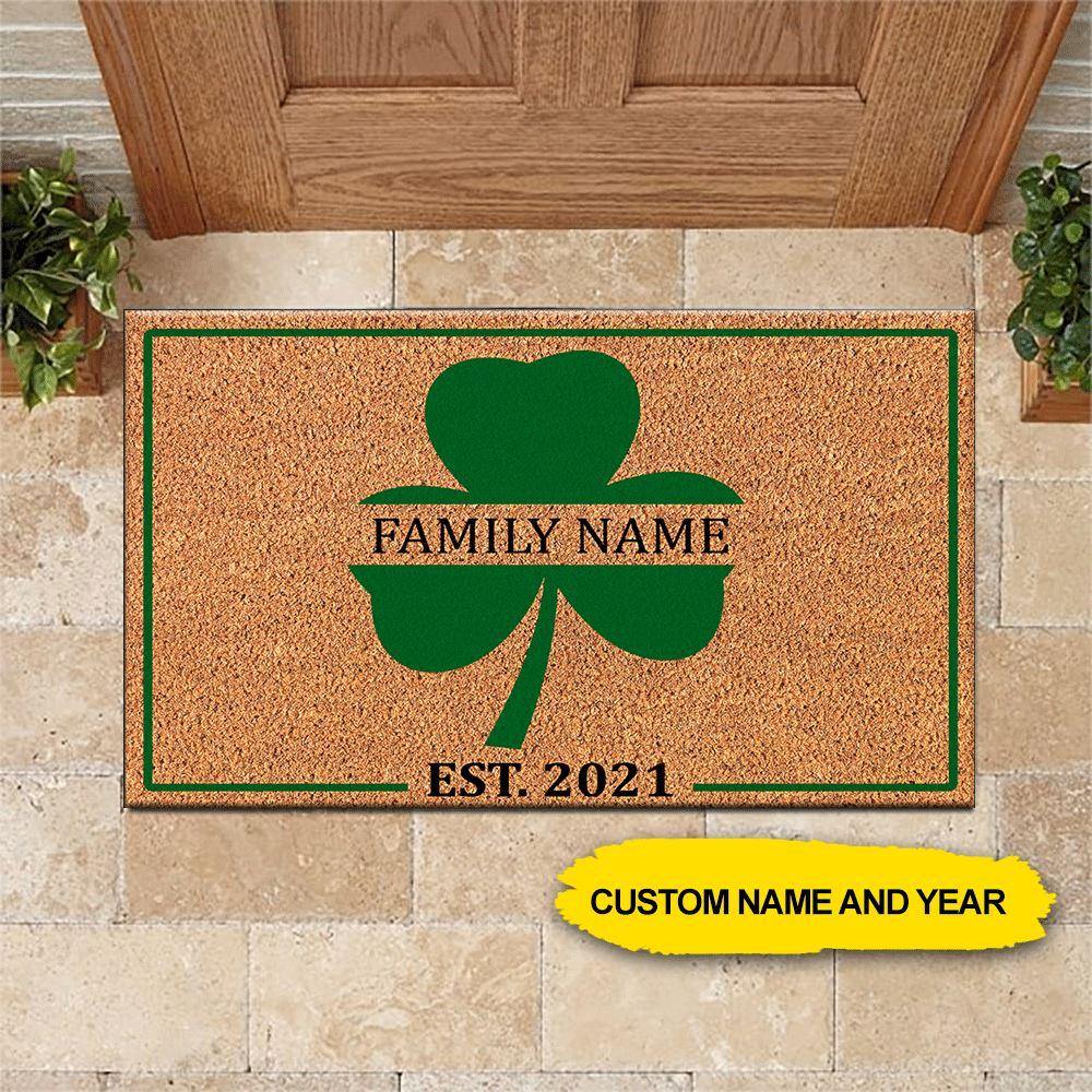 Personalized St Patricks Day Shamrock Lucky Family CTM Custom - Printyourwear