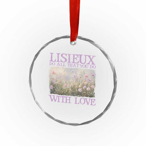 St Therese of Lisieux Crystal Glass Ornament Catholic Saint Gift for Girls Orthodox Christian TS10 Print Your Wear