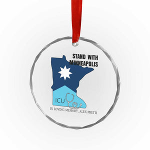 Stand With Minneapolis Crystal Glass Ornament In Loving Memory Of Alex TS12 Print Your Wear