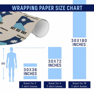 Stand With Minneapolis Wrapping Paper Roll Social Justice Support TS12 Print Your Wear