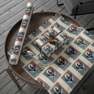 Stand With Minnesota Wrapping Paper Roll Common Loon Pride Support TS12 Beige Print Your Wear