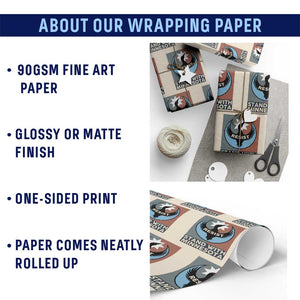 Stand With Minnesota Wrapping Paper Roll Common Loon Pride Support TS12 Print Your Wear