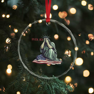Statue of Liberty Anti ICE Deportation Human Rights Protest Crystal Glass Ornament TS14 Print Your Wear