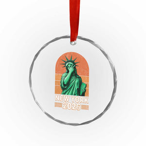 Statue Of Liberty Hoops Crystal Glass Ornament New York Pride 2026 TS12 Print Your Wear
