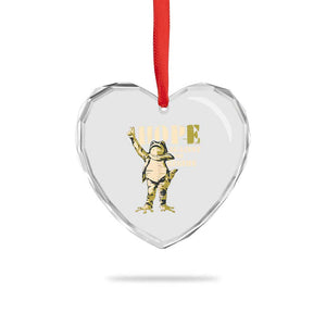 Stencil Protest Frog Heart Crystal Glass Ornament Hope Against the Regime Portland Inflatable Resistance TS02 Print Your Wear