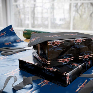 Still Playing With Airplane Wrapping Paper Roll Aviation Lover Airline Pilot TS14 Black Print Your Wear