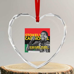 Stokely Carmichael Quote Heart Crystal Glass Ornament Ready For The Revolution Black History Month TS11 Transparent Glass 3'' Heart Print Your Wear