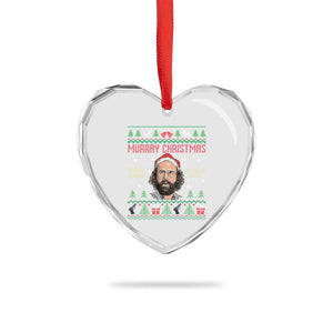 Stranger Christmas Heart Crystal Glass Ornament Funny Murray Hawkins TS14 Print Your Wear