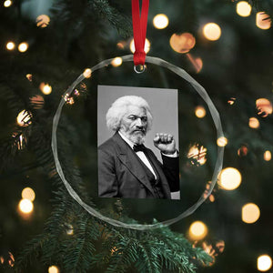 Strong Black History Leader Crystal Glass Ornament Frederick Douglass Empowerment TS12 Print Your Wear