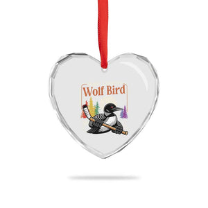 Stupid Canadian Wolf Bird Heart Crystal Glass Ornament Retro Romance Hockey LGBT Book Movie Fans TS10 Print Your Wear