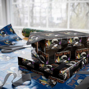 Stupid Canadian Wolf Bird Wrapping Paper Roll Retro Romance Hockey LGBT Book Movie Fans TS10 Black Print Your Wear