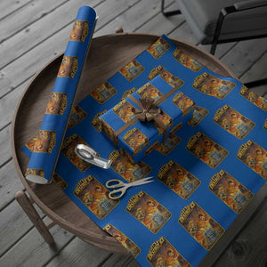 Subtle Abolish Ice Wrapping Paper Roll Retro Protest Satirical Graphic Let's Destroy Ice TS10 Blue Print Your Wear
