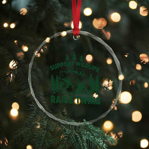 Support Wildlife Raise Twins Crystal Glass Ornament Twin Parent Mom Dad Bear Family TS10 Print Your Wear